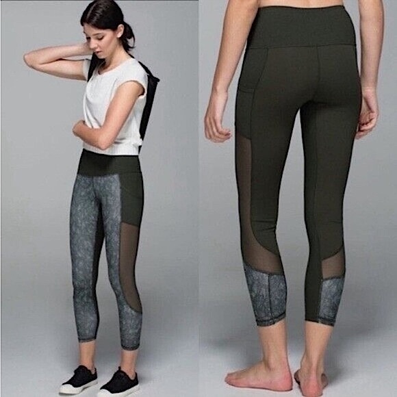 Lululemon High Times Pant *Luxtreme (Mesh) Sz 6 - Picture 1 of 16